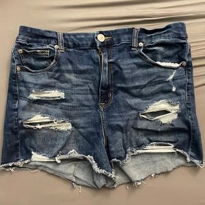 American Eagle Curvy Size 16 Denim Shorts with Next Level Stretch